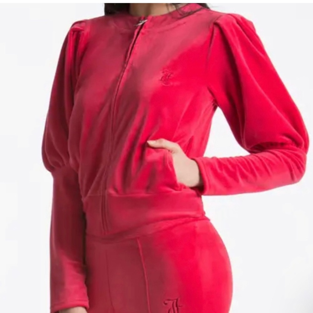 Juicy Couture Ruby Red track suit and tube top